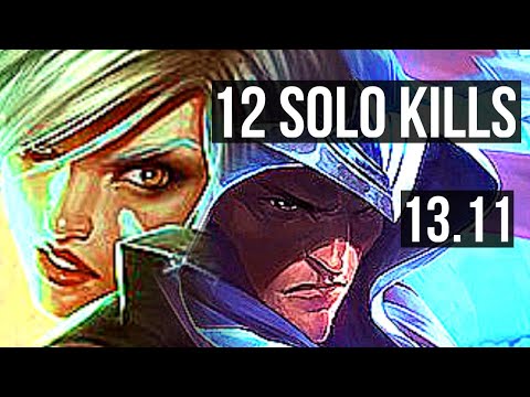 RIVEN vs TALON (TOP) | 12 solo kills, 1000+ games, 800K mastery | KR Master | 13.11