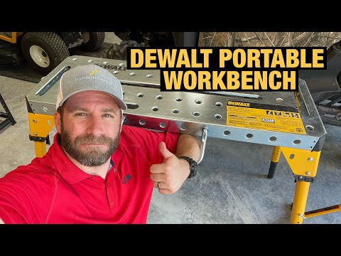 DEWALT Adjustable Height Workbench Review!