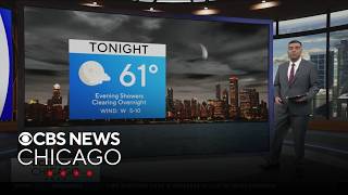 Chicago Weather: Evening showers on Friday, clearing overnight