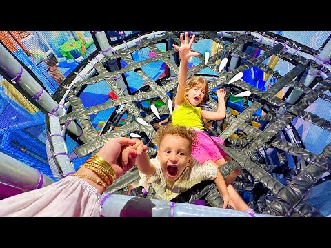 KUZEY ELİF OYUN ALANINDA EN YÜKSEĞE TIRMANDI !! İNEMEDİ !! ماما جابت بيبي - جنى مقداد | طيور الجنة