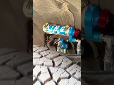 Duramax suspension upgrade! Installed a fresh set of King 2.5” adjustable shocks on this 2025 #l5p