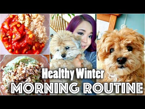 MORNING ROUTINE (HEALTHY RECIPES | WINTER 2016)