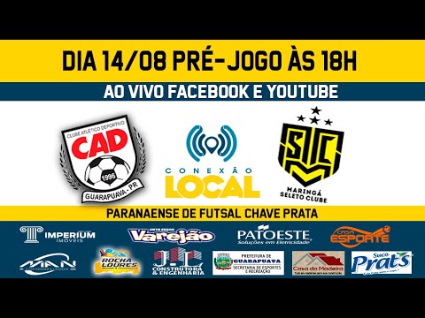 CRESOL/CAD/GUARAPUAVA x SELETO MARINGÁ FUTSAL  7ª RODADA -Paranaense de Futsal  Chave Prata