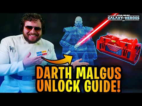 DARTH MALGUS UNLOCK GUIDE! How to Get Darth Malgus for Free! - Daily Plan, Feats, and Data Disks