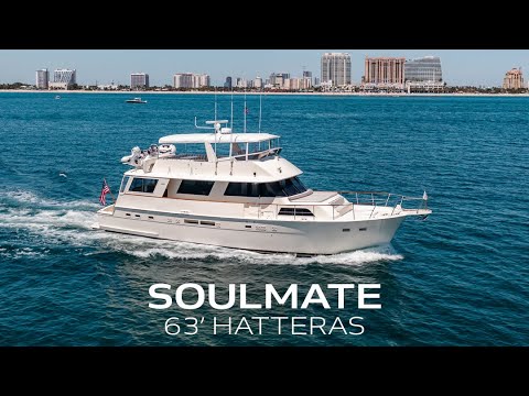 1987 Hatteras 63' Soulmate Tour | 26 North Yachts