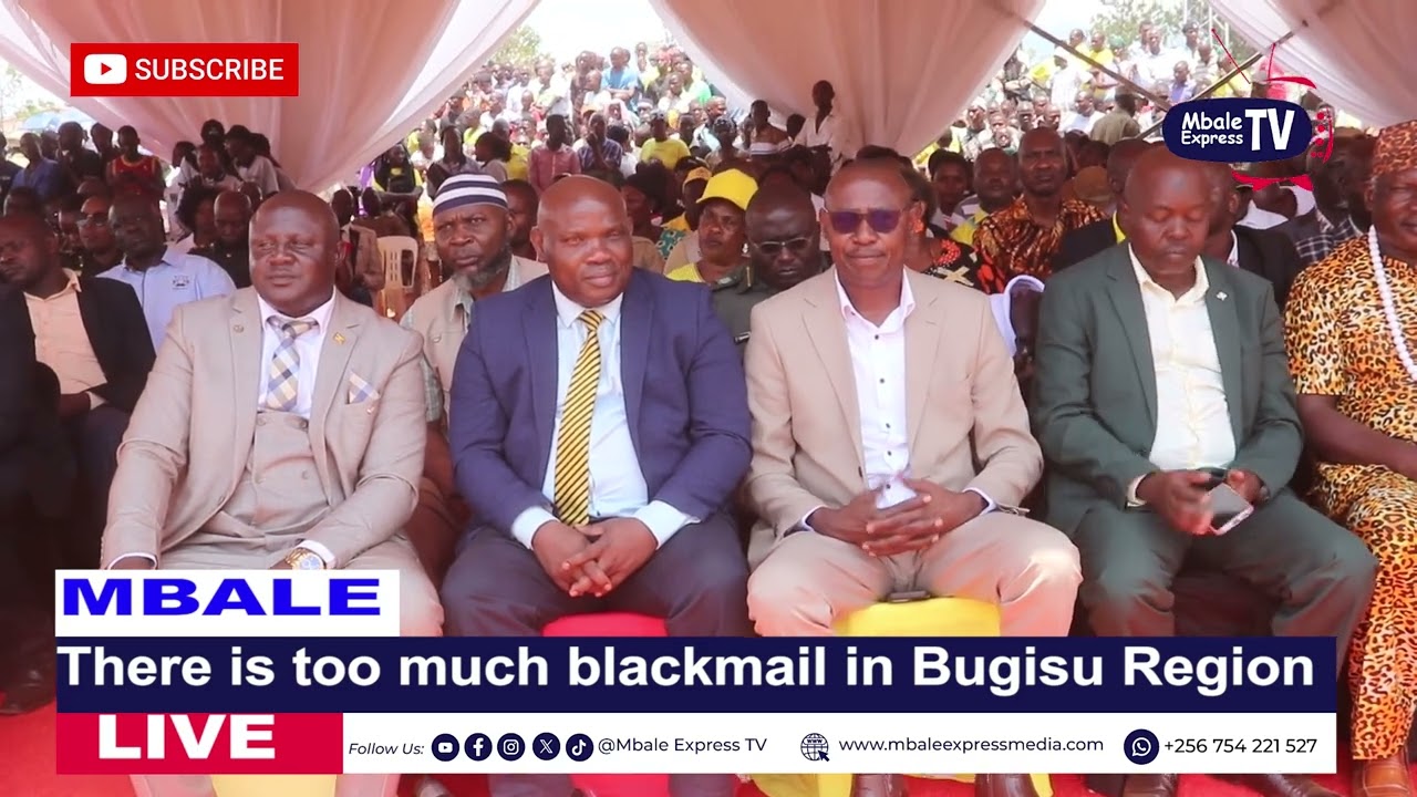 There's a lot of blackmail in Bugisu 