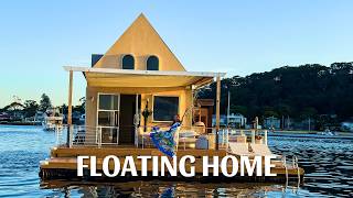 Travel vlog - VLOG I stayed in a FLOATING HOUSE in Australia | Lilypad Palm Beach