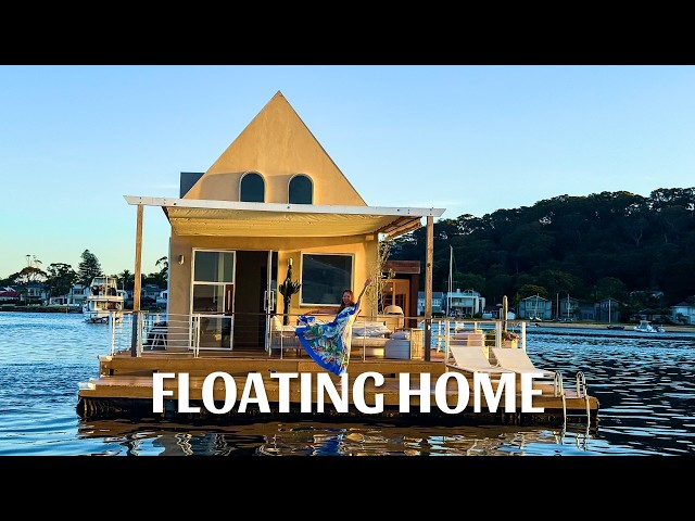 Travel vlog - VLOG I stayed in a FLOATING HOUSE in Australia | Lilypad Palm Beach