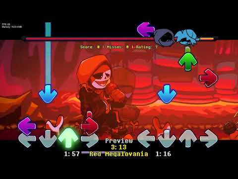 Friday Night Funkin Vs Skeleton Bros Red Megalovania FanCharted