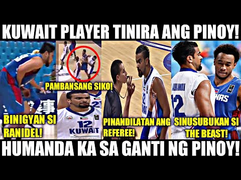KUWAIT PLAYER SINUBUKAN ANG TAPANG NG PINOY! | NAKATIKIM NG PAMBANSANG SIKO NI RANIDEL DE OCAMPO!