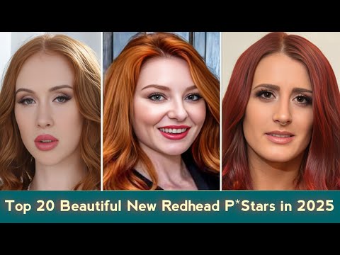 Top 20 Beautiful New Red Haired Pstars in 2025
