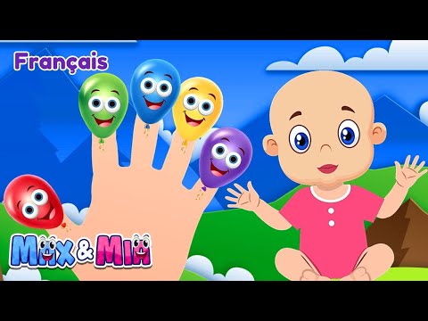 Les Couleurs et Plus avec la Famille Doigts 👪🌈 | Compilation de Chansons Pour Enfants – Max and Mia