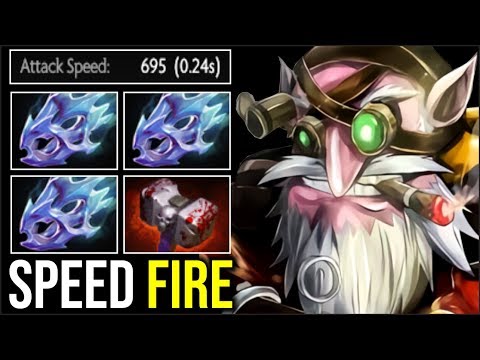 MAX ATTACK SPEED..!! 3x Moon Shard +695 Attack Speed Sniper by BSJ 7.21d | Dota 2