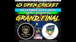 US OPEN CRICKET 2020 Final Live from Central Broward Stadium, Lauderhill, Florida