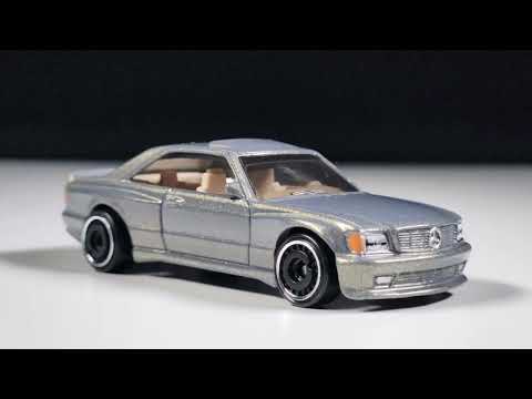 Hot Wheels Mainline Review: '89 Mercedes Benz 560 SEC AMG | 2025 Wild Widebody