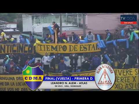 ALEM - ATLAS | FINAL REDUCIDO PRIMERA D (VUELTA) - EN VIVO
