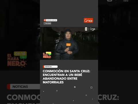 Conmoción en Santa Cruz:encuentran a un bebé abandonado entre matorrales