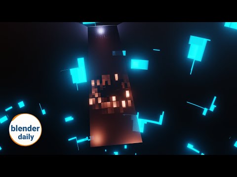 Project SciFi Reactor: The bridge [5/9] | Blender Geonodes Daily, tip 99