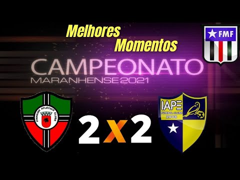 PINHEIRO 2 X 2 IAPE | CAMPEONATO MARANHENSE 2021 | 21/03/2021