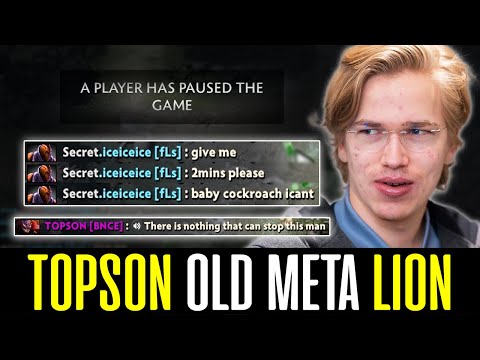 TOPSON Old Meta LION Mid vs. CLASSIC "iceiceice" DOTA 2