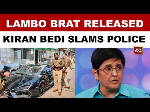 Lamborghini Crash: Kiran Bedi Slams Kanpur Police | Shiva Mishra Gets Bail | Kanpur Crash | UP