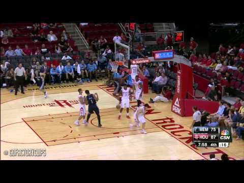 Tarik Black Full Highlights vs Grizzlies (2014.10.09) - 10 Pts, 15 Reb