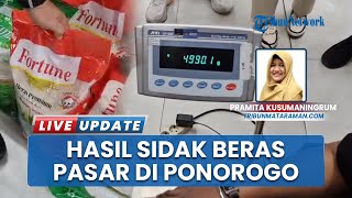 Pantau Harga dan Kualitas, TPID Ponorogo Sidak Penggilingan dan Pasar Beras
