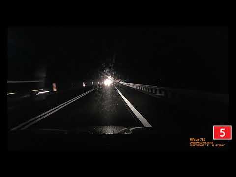 Przejazd nowym śladem DK5 - przez budowany odcinek drogi ekspresowej Jaroszewo - Szubin