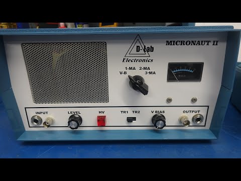 New project D-Lab Micronaut II preamp tube microphonic analyzer Update audio testing design results