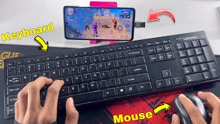Keyboard or mouse se mobile phone me free fire PC(