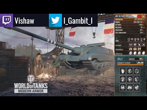 AMX 50 Foch B : 8.5K Damage: WoT Console - World of Tanks Console