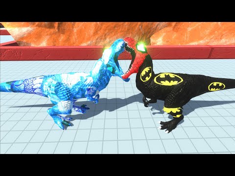 ICE T REX FOREST DEATHRUN - Animal Revolt Battle Simulator