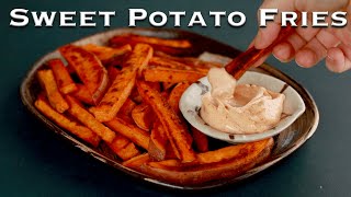 Mayo Roasted Sweet Potato Fries