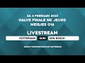 LIVE – ½ Finale MO16 NK JEUGD Zaal – Rotterdam vs Den Bosch