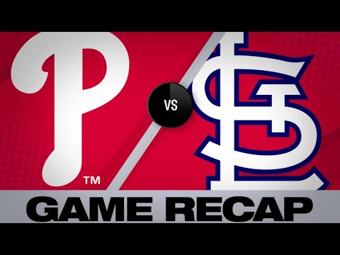 5/6/19: Cards smack 3 homers and blank the Phillies