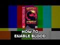 Enable Blood Mortal Kombat 1992 Cheater S Almanac
