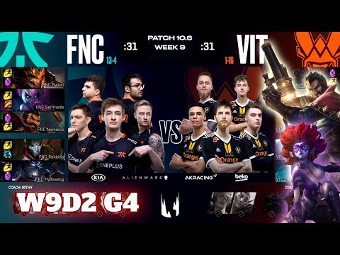 Fnatic vs Vitality | Week 9 Day 2 S10 LEC Spring 2020 | FNC vs VIT W9D2