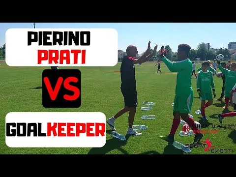 Pierino Prati vs the Goalkeepers of the AC Milan Football Camp - Lido di Jesolo