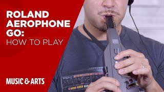 Video thumbnail for Roland Aerophone Go: How To Play by Music & Arts