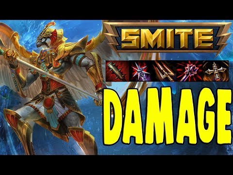 SMITE | HORUS, FULL DAÑO | TIENE MAS DAÑO QUE SET :V
