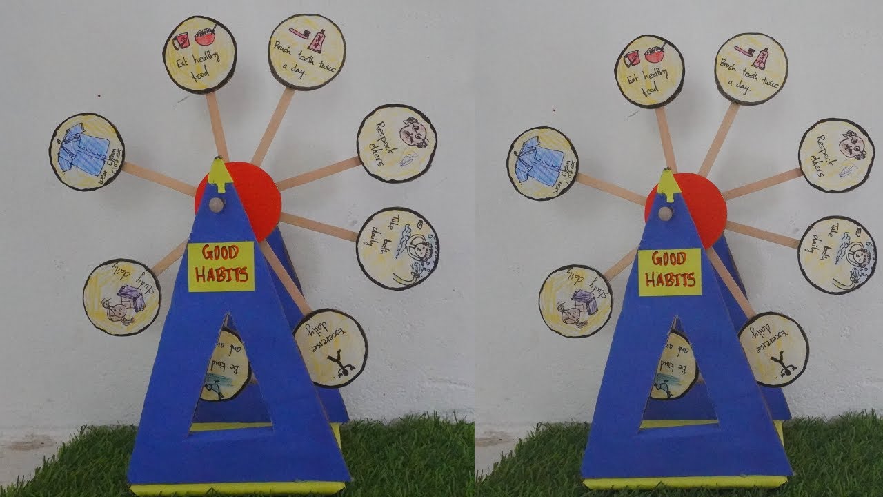 Good habits tlm | EVS tlm | Good habits activity | EVS project model | good habits working model