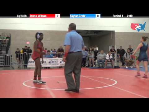 FILA Cadet 65 kg / 143.25 lbs. - Jenna Wilson vs. Skylar Grote