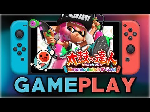 Taiko no Tatsujin Nintendo Switch Version! | Splatoon 2 Medley