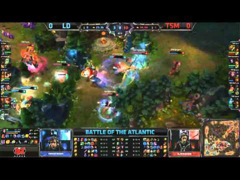 Battle of the Atlantic 2013 D2: TSM vs LD: TSM Bjergsen insane escape