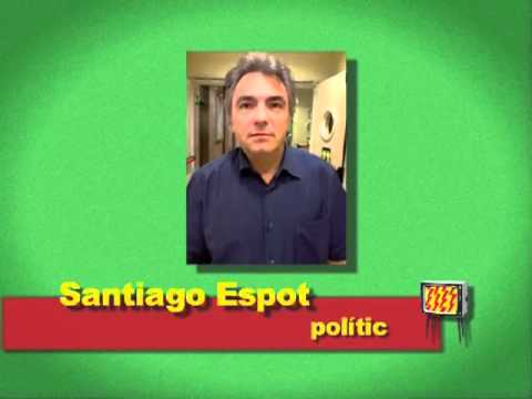 El polític Santiago Espot dóna suport al Lipdub per la Independència