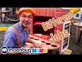 Different Jobs And Professions Explore With BLIPPI Educational Videos For Toddlers