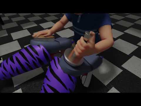 Roxanne paws polishing [FNAF9 / FNAF:Security Breach]