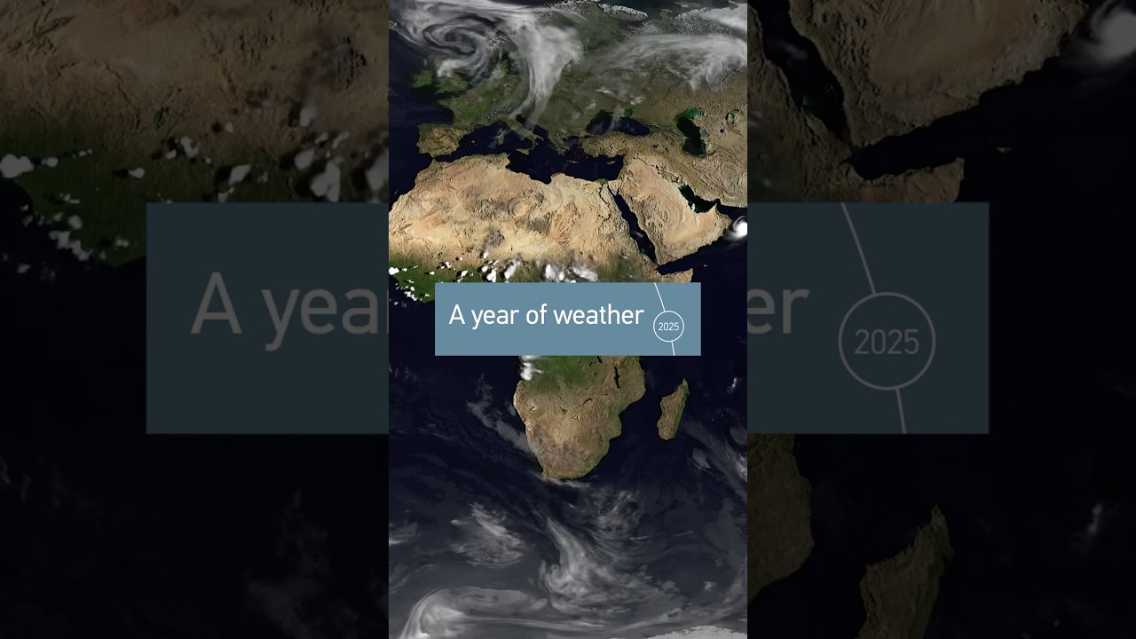 One year. One planet. Seen entirely from space. 🛰