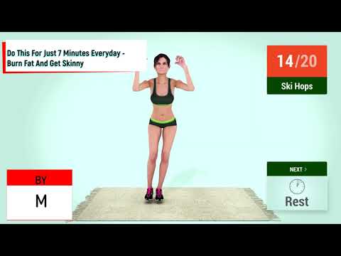 Do This For Just 7 Minutes Everyday   Burn Fat And Get Skinny/გააკეთეთ ეს ყოველდღე მხოლოდ 7 წუთის