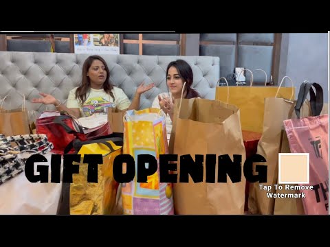 GIFT OPENING VIDEO 🫰🏻@Chaatechugli kaursimran, simrannarula